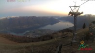 Archiv Foto Webcam Cardada Cimetta: Blick Sesselbahn 19:00