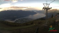 Archiv Foto Webcam Cardada Cimetta: Blick Sesselbahn 06:00