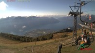 Archiv Foto Webcam Cardada Cimetta: Blick Sesselbahn 09:00