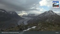 Archiv Foto Webcam View Riederalp Moosfluh 18:00