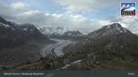 Archived image Webcam Riederalp Moosfluh 18:00