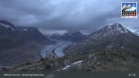 Archiv Foto Webcam View Riederalp Moosfluh 00:00