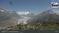 Archiv Foto Webcam View Riederalp Moosfluh 10:00