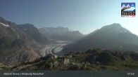 Archiv Foto Webcam View Riederalp Moosfluh 07:00