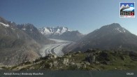 Archiv Foto Webcam View Riederalp Moosfluh 08:00
