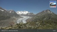 Archiv Foto Webcam View Riederalp Moosfluh 12:00