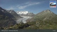 Archiv Foto Webcam View Riederalp Moosfluh 16:00