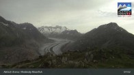 Archiv Foto Webcam View Riederalp Moosfluh 07:00