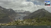 Archiv Foto Webcam View Riederalp Moosfluh 10:00
