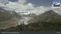 Archiv Foto Webcam View Riederalp Moosfluh 12:00