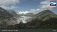 Archived image Webcam Riederalp Moosfluh 12:00