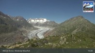 Archiv Foto Webcam View Riederalp Moosfluh 14:00