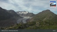 Archiv Foto Webcam View Riederalp Moosfluh 18:00