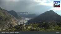 Archiv Foto Webcam View Riederalp Moosfluh 07:00