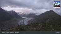 Archiv Foto Webcam View Riederalp Moosfluh 02:00