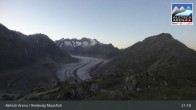 Archiv Foto Webcam View Riederalp Moosfluh 02:00