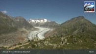Archiv Foto Webcam View Riederalp Moosfluh 12:00