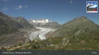 Archiv Foto Webcam View Riederalp Moosfluh 14:00