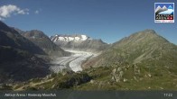 Archiv Foto Webcam View Riederalp Moosfluh 16:00