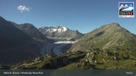 Archiv Foto Webcam View Riederalp Moosfluh 18:00