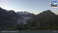 Archiv Foto Webcam View Riederalp Moosfluh 20:00