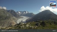 Archiv Foto Webcam View Riederalp Moosfluh 08:00