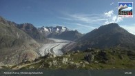 Archiv Foto Webcam View Riederalp Moosfluh 08:00