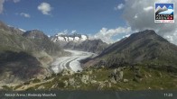 Archiv Foto Webcam View Riederalp Moosfluh 10:00