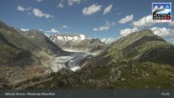 Archiv Foto Webcam View Riederalp Moosfluh 14:00