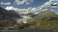 Archiv Foto Webcam View Riederalp Moosfluh 16:00