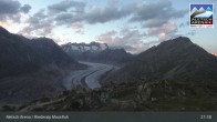Archiv Foto Webcam View Riederalp Moosfluh 20:00
