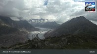 Archiv Foto Webcam View Riederalp Moosfluh 08:00