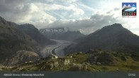 Archiv Foto Webcam View Riederalp Moosfluh 07:00