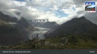Archiv Foto Webcam View Riederalp Moosfluh 08:00