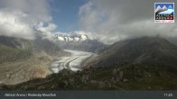 Archiv Foto Webcam View Riederalp Moosfluh 10:00