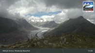 Archiv Foto Webcam View Riederalp Moosfluh 12:00