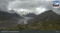 Archiv Foto Webcam View Riederalp Moosfluh 14:00