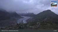 Archiv Foto Webcam View Riederalp Moosfluh 02:00