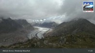 Archiv Foto Webcam View Riederalp Moosfluh 10:00