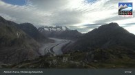 Archiv Foto Webcam View Riederalp Moosfluh 07:00