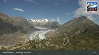 Archiv Foto Webcam View Riederalp Moosfluh 12:00