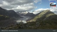 Archiv Foto Webcam View Riederalp Moosfluh 16:00
