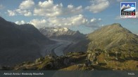 Archived image Webcam Riederalp Moosfluh 18:00