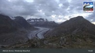 Archiv Foto Webcam View Riederalp Moosfluh 02:00