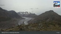 Archiv Foto Webcam View Riederalp Moosfluh 16:00