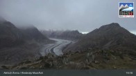 Archiv Foto Webcam View Riederalp Moosfluh 18:00