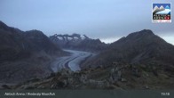 Archiv Foto Webcam View Riederalp Moosfluh 18:00