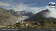 Archiv Foto Webcam View Riederalp Moosfluh 09:00