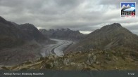 Archiv Foto Webcam View Riederalp Moosfluh 16:00