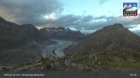 Archiv Foto Webcam View Riederalp Moosfluh 18:00